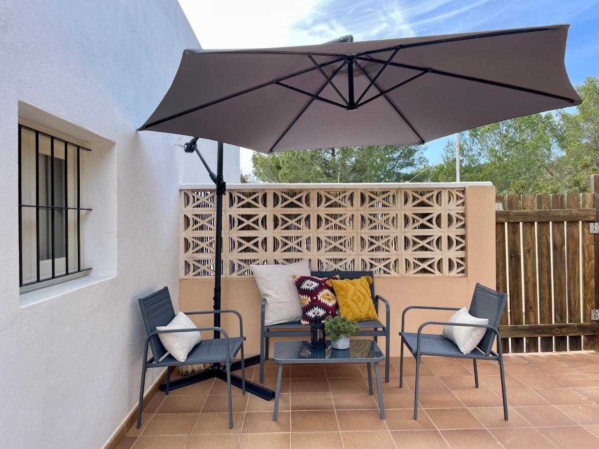 Apartamentos Carabela Playa Migjorn Buitenkant foto